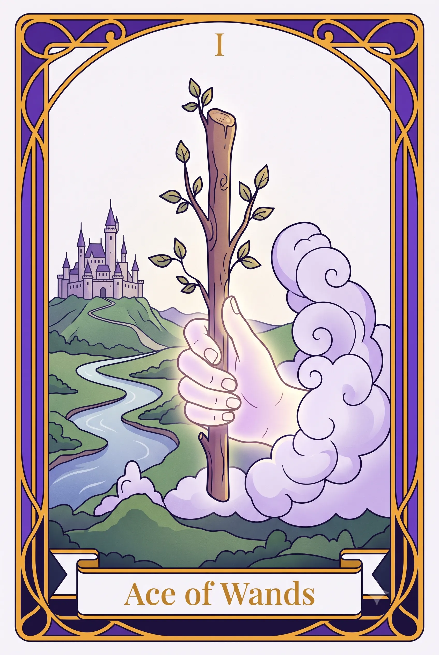 완드 에이스 (Ace of Wands) 타로 카드
